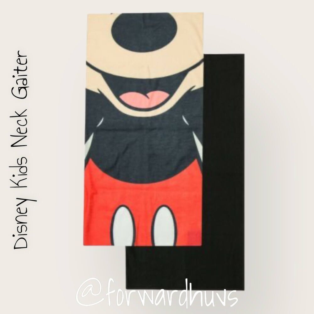 Bundle 3 for $15 Disney Kids Size Mickey Mouse 2pk Multipurpose Neck Gaiter